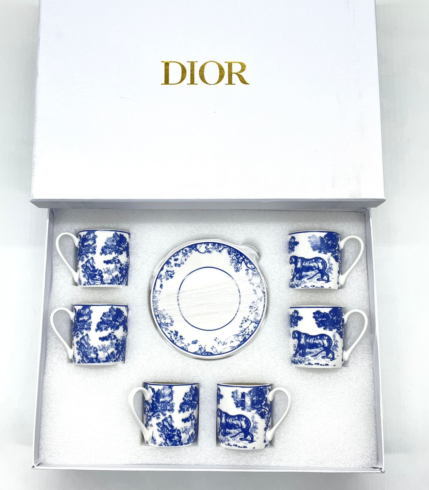 Blue Turkish coffee - Dior Turkish Coffee Cups | Aleppo Gift UAE